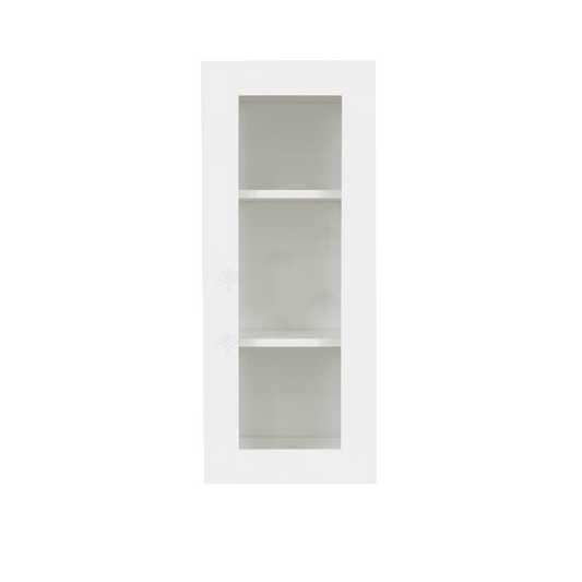 Selected Vendors LW-WMD1536 Lancaster 15" x 36" Wall-Mounted White Wood Wall Cabinet