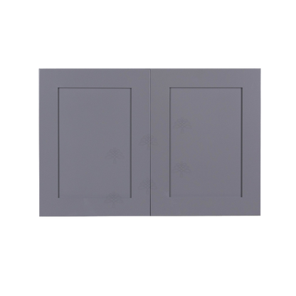 Selected Vendors Lancaster LG-W3021 30" x 21" Dark Gray Wood Wall Cabinet