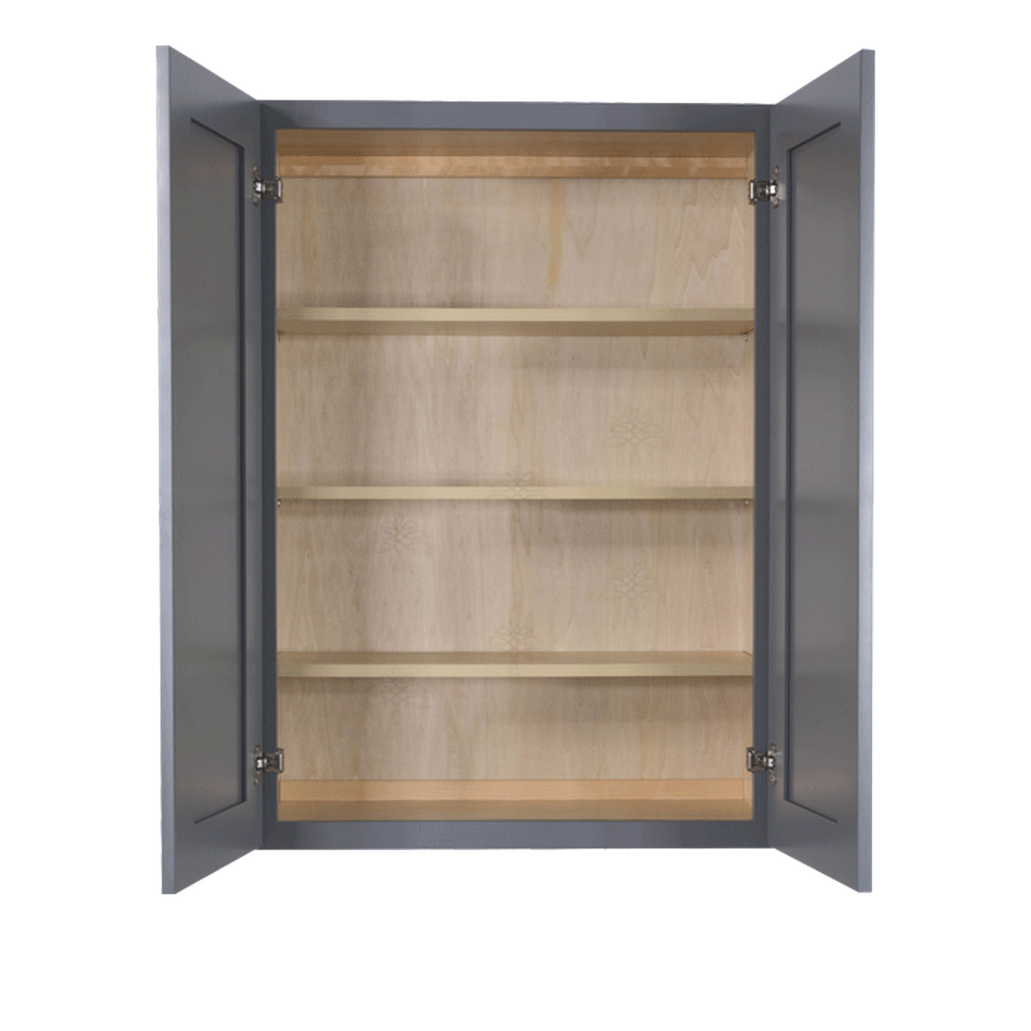 Selected Vendors Lancaster LG-W3342 33" x 42" Dark Gray Wood Wall Cabinet