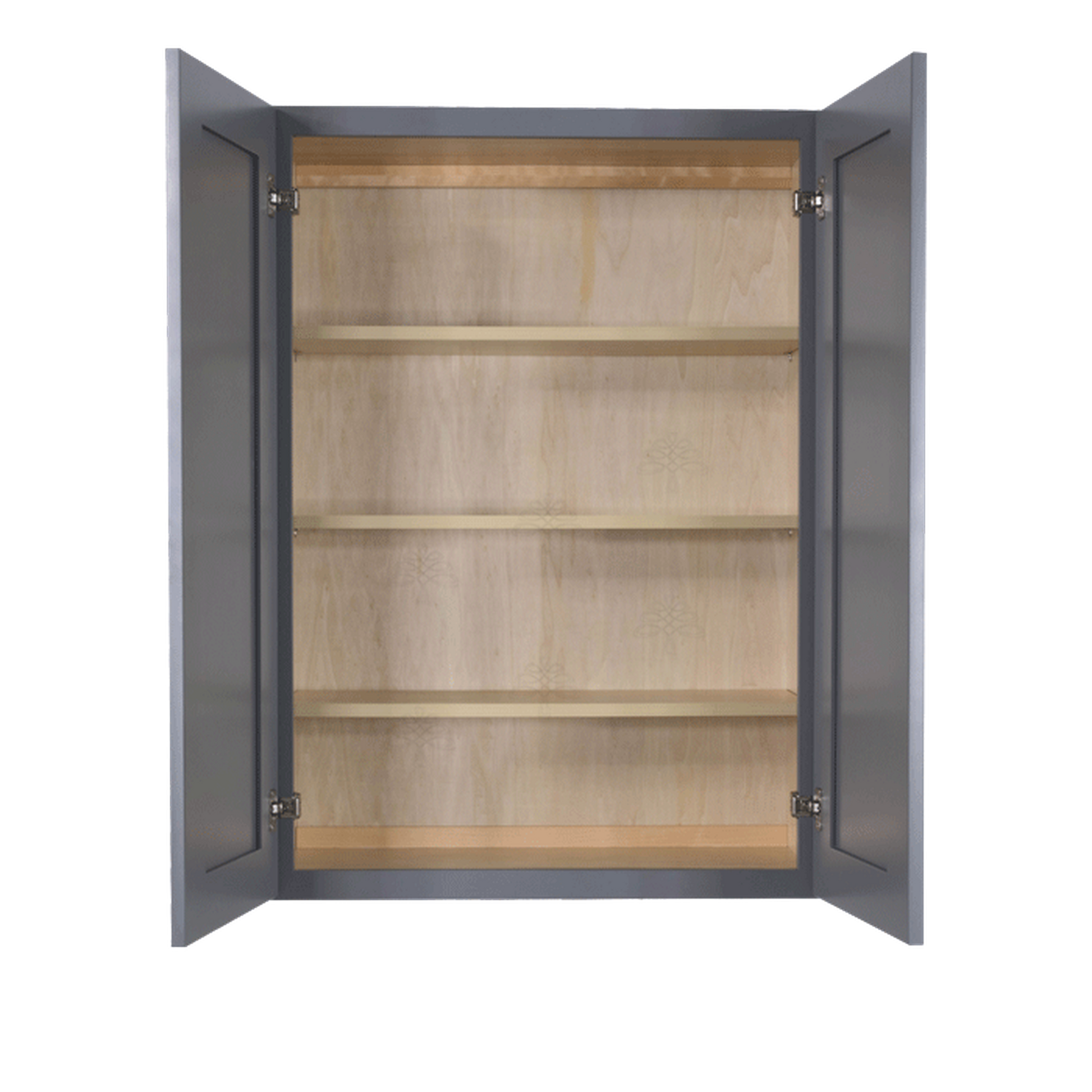 Selected Vendors Lancaster LG-W3342 33" x 42" Dark Gray Wood Wall Cabinet