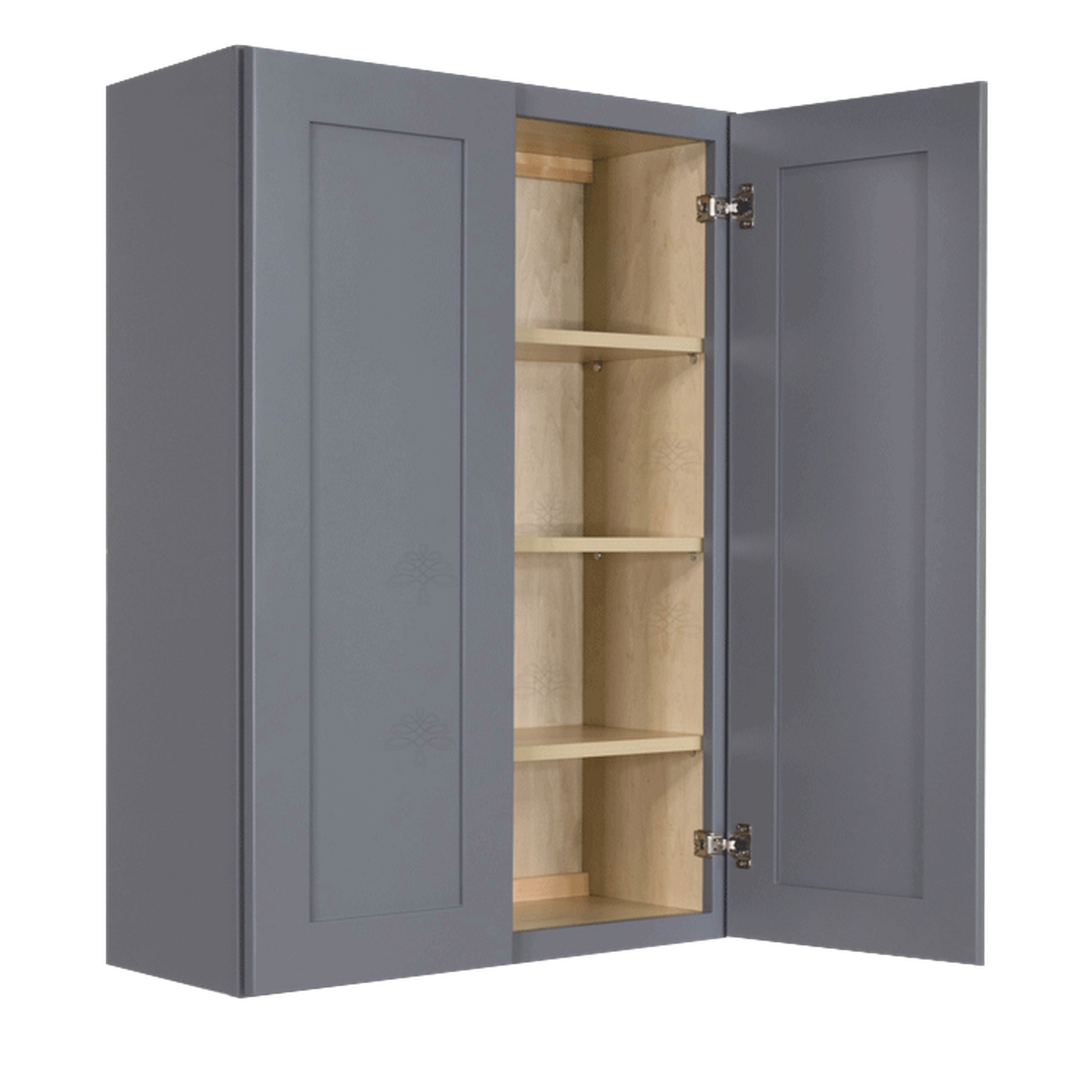 Selected Vendors Lancaster LG-W3342 33" x 42" Dark Gray Wood Wall Cabinet