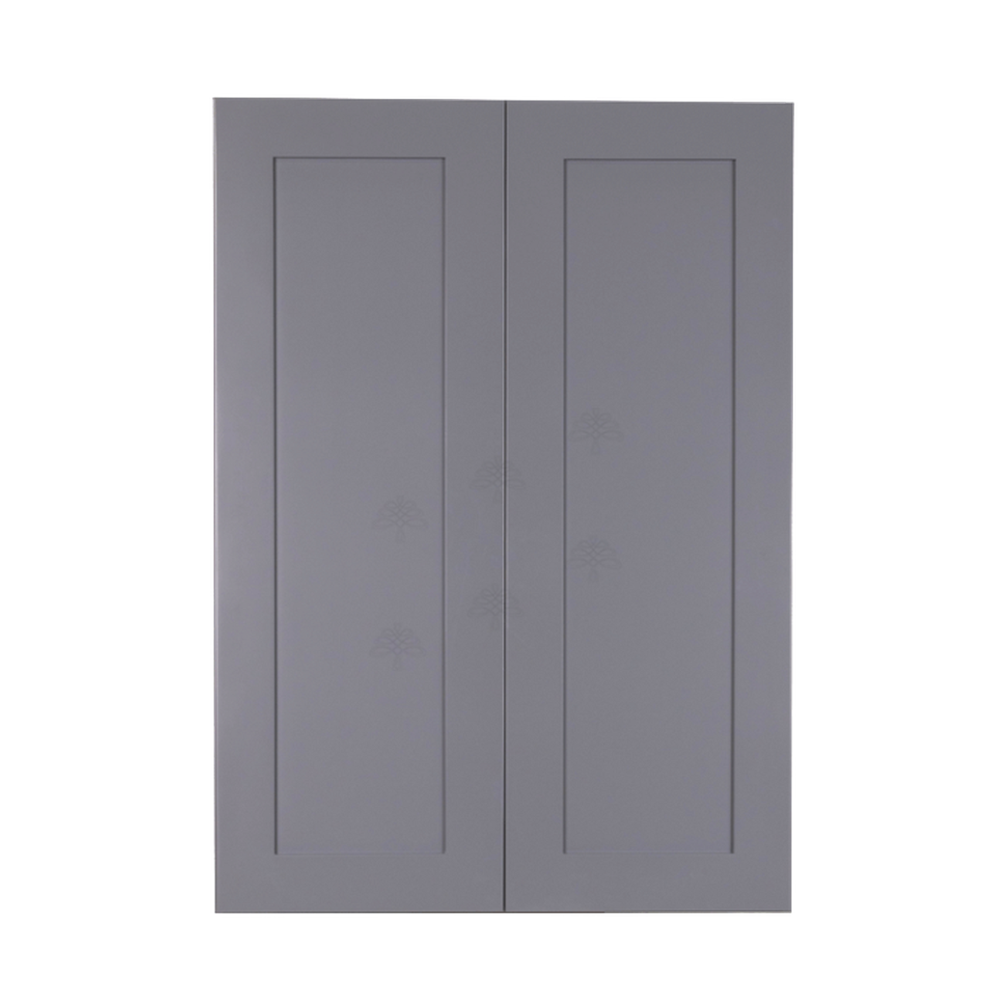 Selected Vendors Lancaster LG-W3342 33" x 42" Dark Gray Wood Wall Cabinet