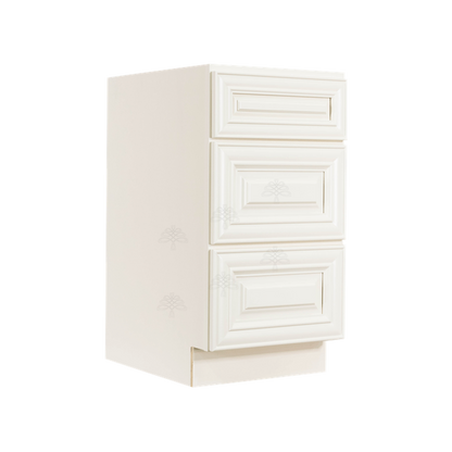 Selected Vendors POW-DB15-3 Princeton 15" x 35" Freestanding Base Off-White Wood Cabinet