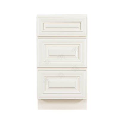 Selected Vendors POW-DB15-3 Princeton 15" x 35" Freestanding Base Off-White Wood Cabinet