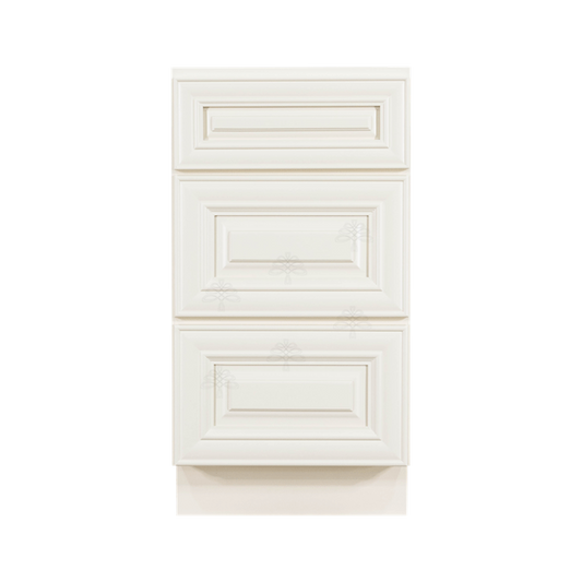 Selected Vendors POW-DB15-3 Princeton 15" x 35" Freestanding Base Off-White Wood Cabinet