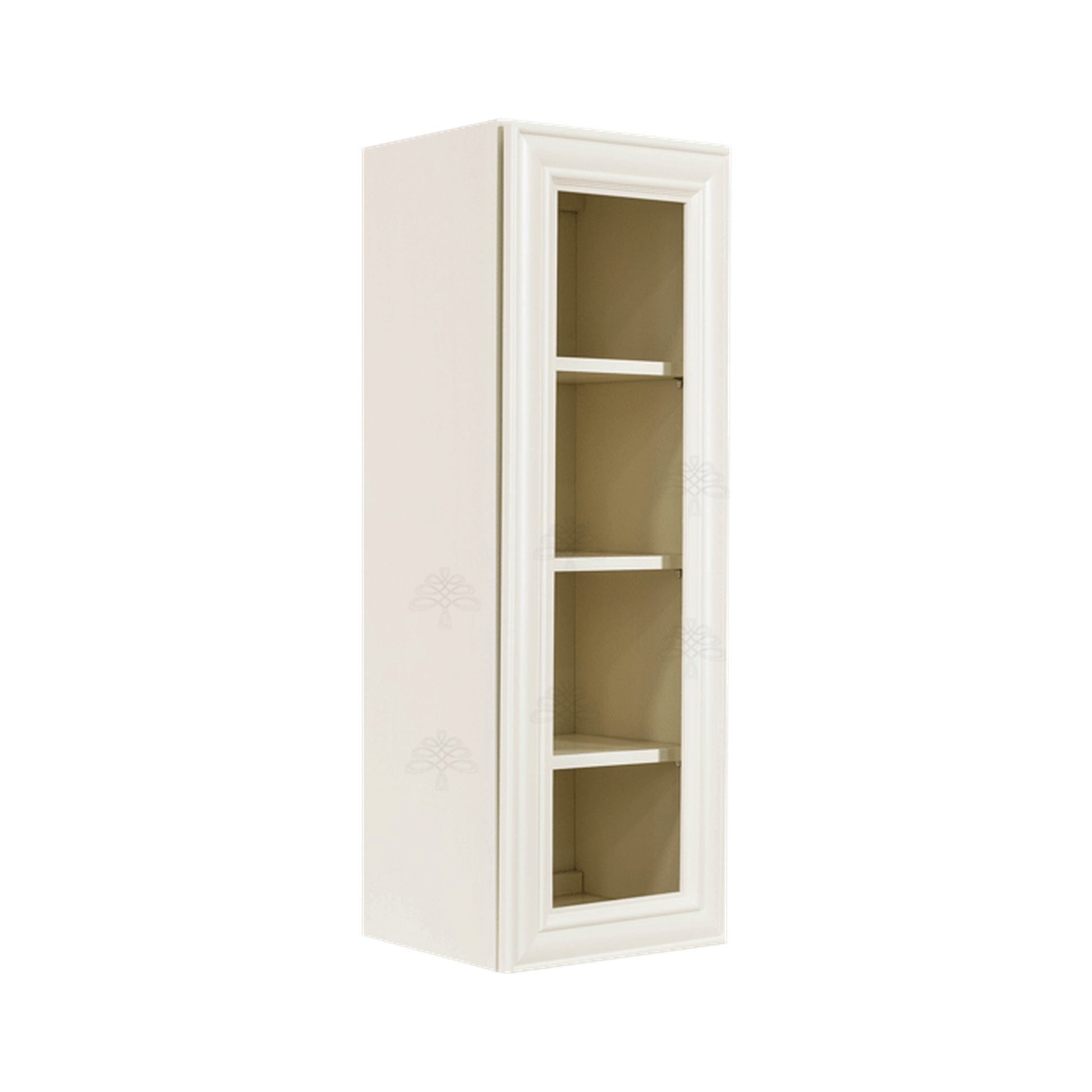 Selected Vendors POW-WMD1836 Princeton 18" x 36" Wall-Mounted Base Off-White Wood Wall Cabinet