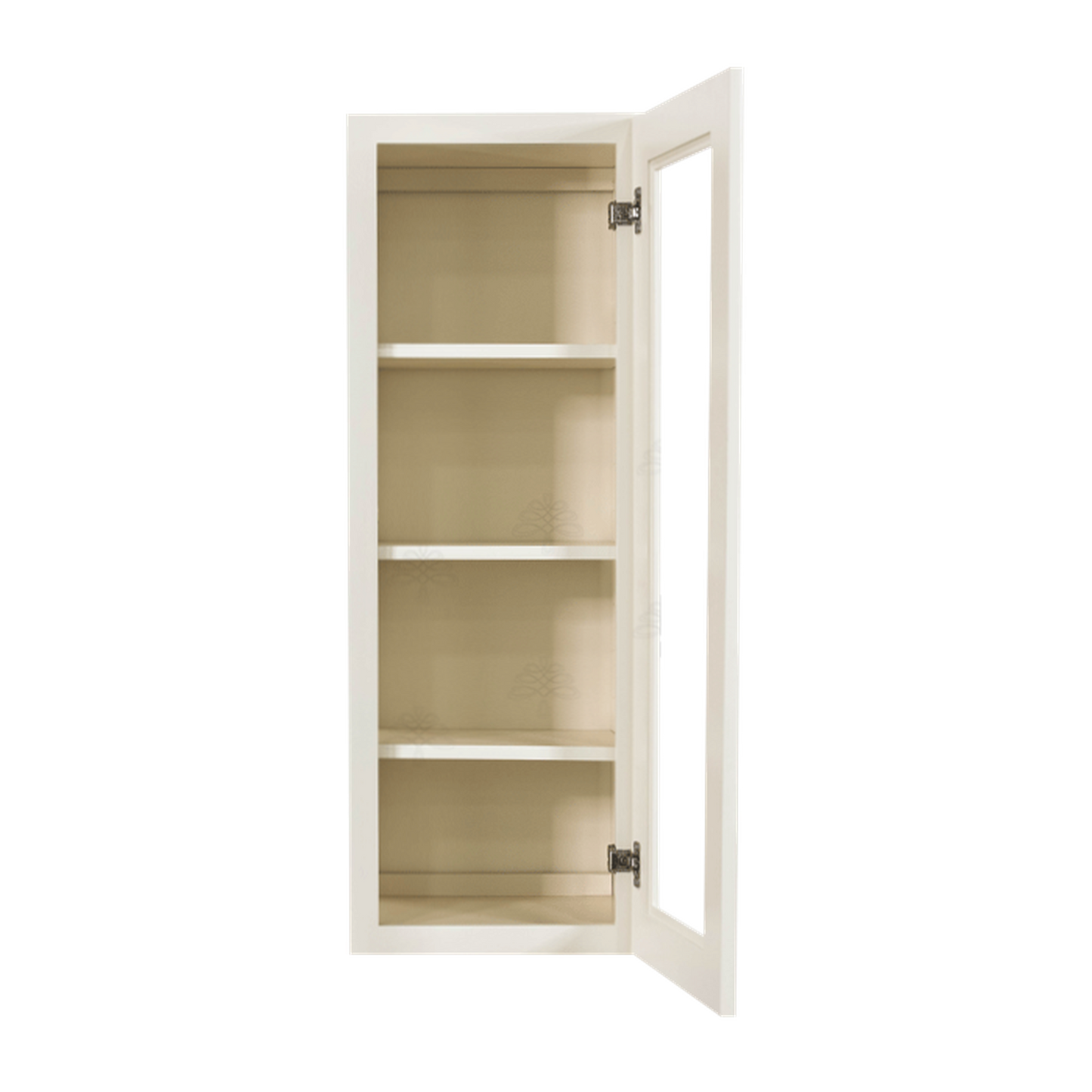 Selected Vendors POW-WMD1836 Princeton 18" x 36" Wall-Mounted Base Off-White Wood Wall Cabinet