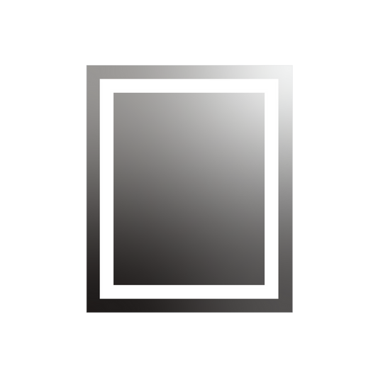 Seura Allegro 30" W x 36" H None Dimming LED Lighted Mirror With Slim Housing