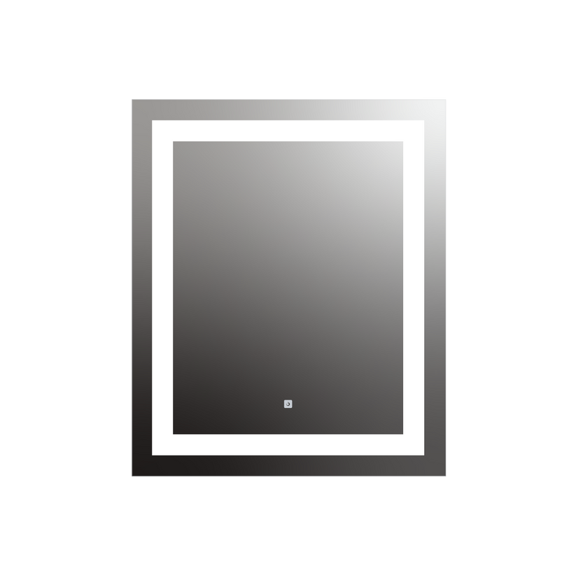 Seura Allegro 30" W x 36" H Touch Control Dimming LED Lighted Mirror With Slim Housing