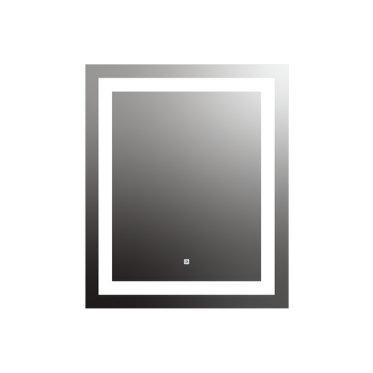 Seura Allegro 30" W x 36" H Touch Control Dimming LED Lighted Mirror With Slim Housing