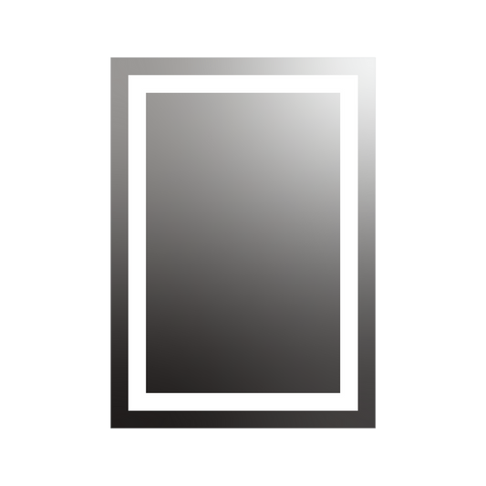 Seura Allegro 30" W x 42" H Wall Switch Dimming LED Lighted Mirror With Slim Housing