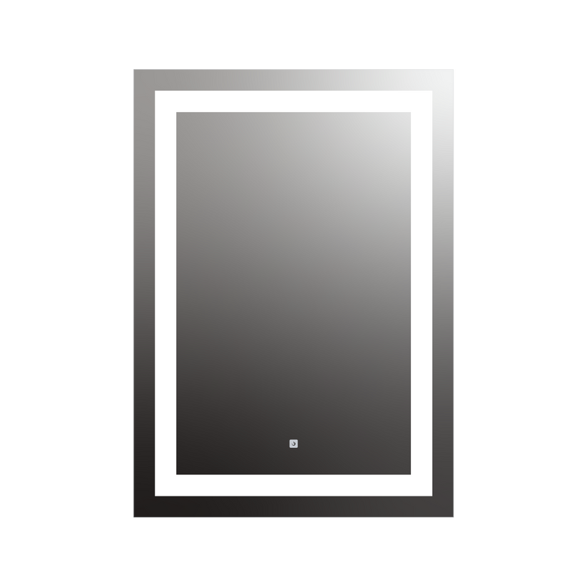 Seura Allegro 30" W x 42" H Touch Control Dimming LED Lighted Mirror With Slim Housing