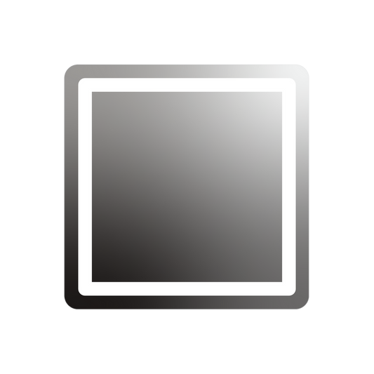 Seura Allegro 36" W x 36" H None Dimming Rounded Rectangle LED Lighted Mirror