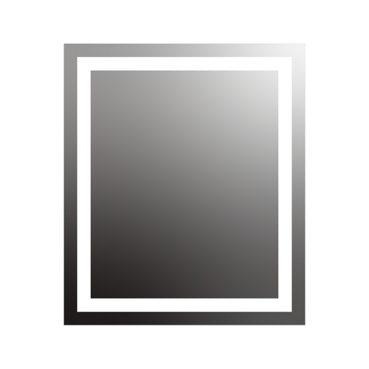 Seura Allegro 36" W x 42" H Wall Switch Dimming LED Lighted Mirror With Slim Housing