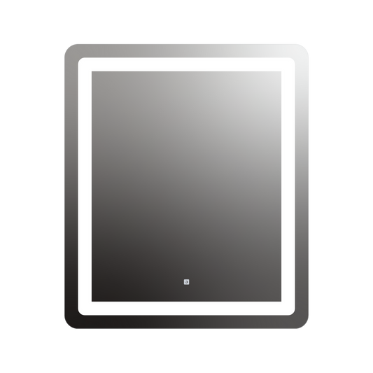 Seura Allegro 36" W x 42" H Touch Control Dimming Rounded Rectangle LED Lighted Mirror