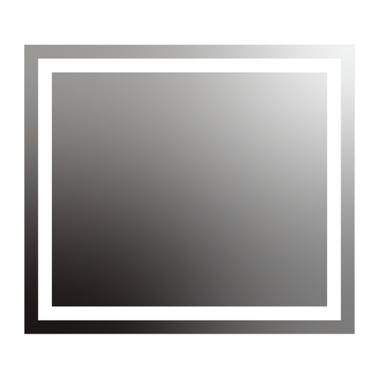 Seura Allegro 48" W x 42" H None Dimming LED Lighted Mirror With Slim Housing