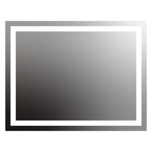 Seura Allegro 54" W x 42" H None Dimming LED Lighted Mirror With Slim Housing