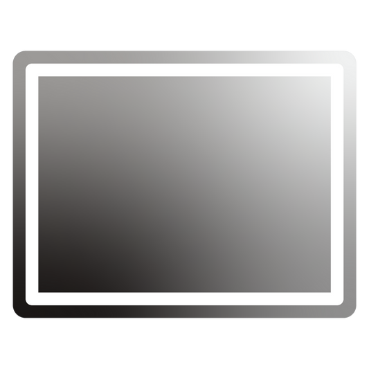 Seura Allegro 54" W x 42" H None Dimming Rounded Rectangle LED Lighted Mirror