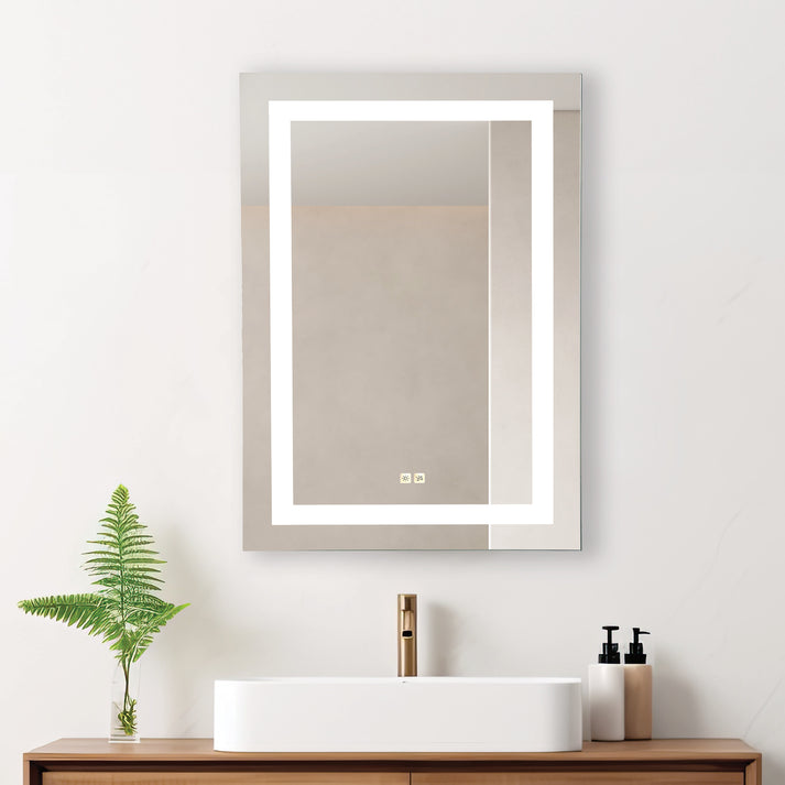 Seura Alto 30" x 36" Wall-Mounted LED Lighted Mirror