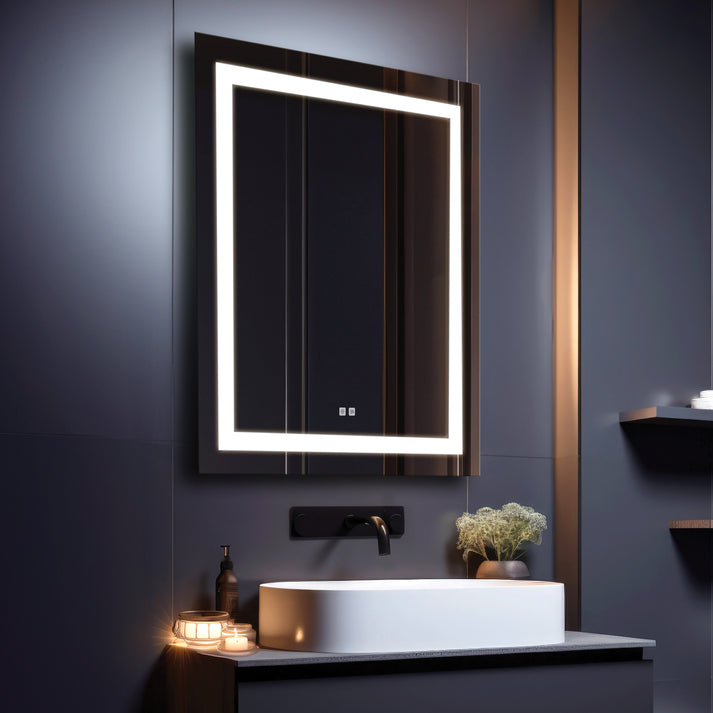 Seura Alto 30" x 36" Wall-Mounted LED Lighted Mirror
