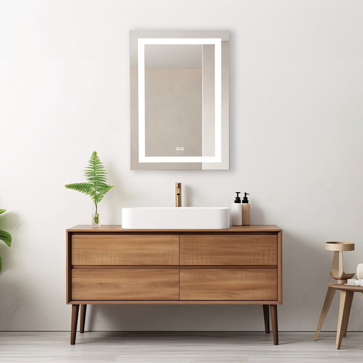 Seura Alto 30" x 42" Wall-Mounted LED Lighted Mirror