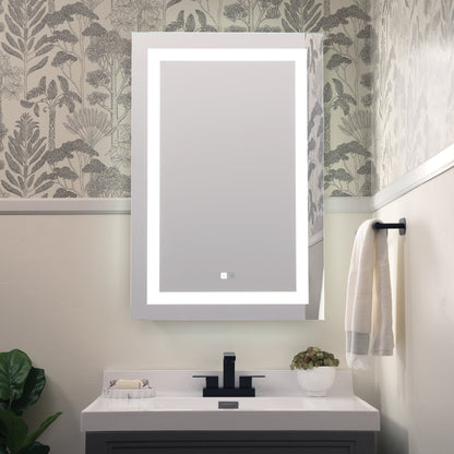 Seura Alto 30" x 42" Wall-Mounted LED Lighted Mirror