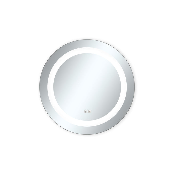 Seura Concerto 24" Round Wall-Mounted LED Lighted Mirror
