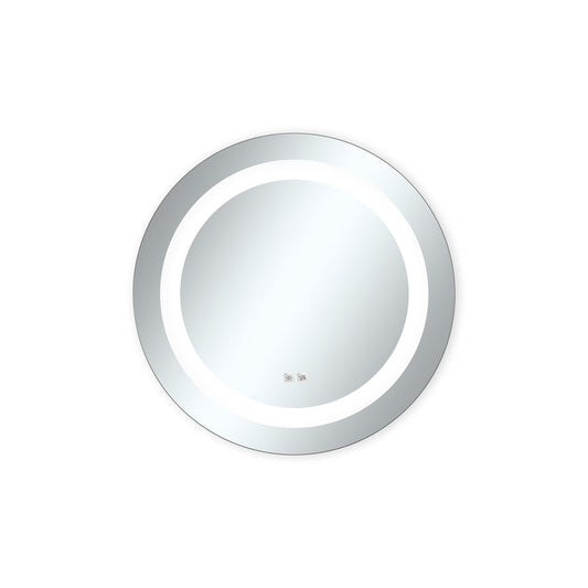 Seura Concerto 24" Round Wall-Mounted LED Lighted Mirror