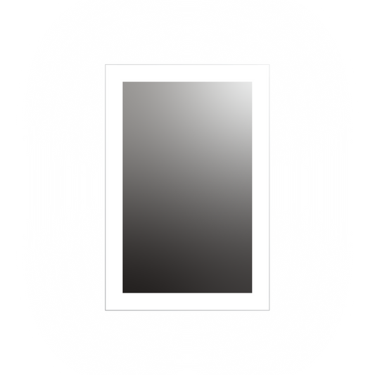 Seura Forte 24" W x 36" H Wall Switch Dimming Rounded Rectangular LED Lighted Mirror