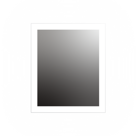 Seura Forte 30" W x 36" H Wall Switch Dimming Rounded Rectangular LED Lighted Mirror