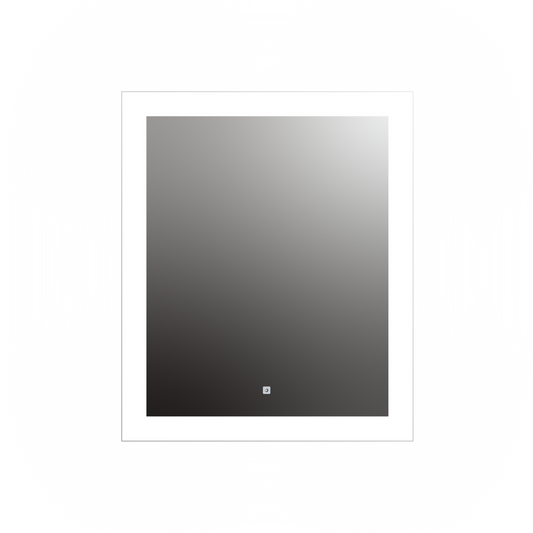 Seura Forte 30" W x 36" H Touch Control Dimming Rounded Rectangular LED Lighted Mirror