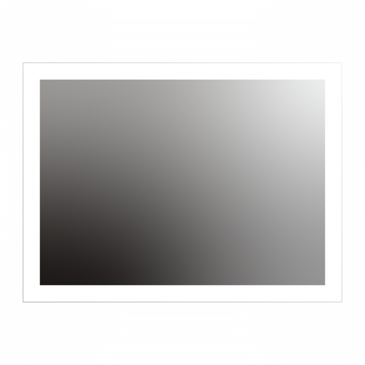Seura Forte 48" W x 36" H Wall Switch Dimming Rounded Rectangular LED Lighted Mirror