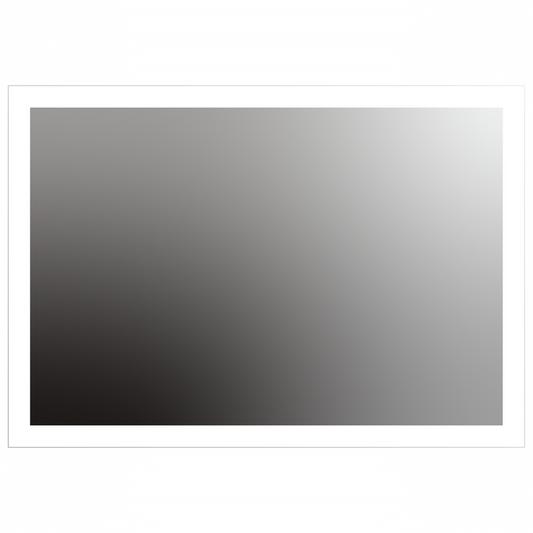 Seura Forte 60" W x 42" H Wall Switch Dimming Rounded Rectangular LED Lighted Mirror