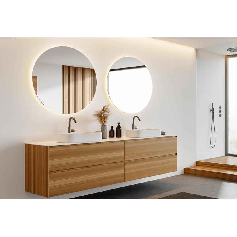 Seura Halo 42" Round LED Lighted Mirror