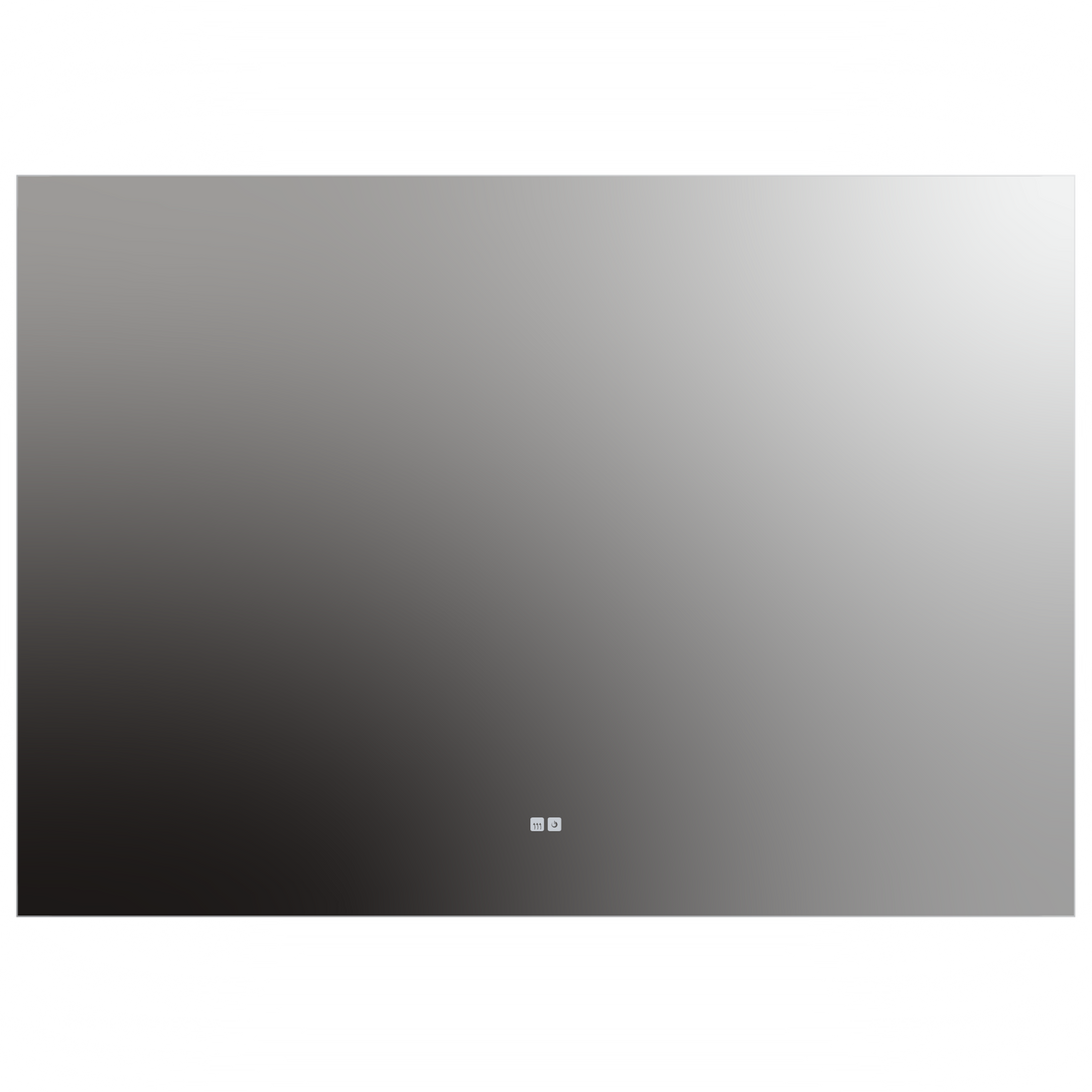 Seura Halo 60" W x 42" H Touch Control Dimming and Defogger LED Lighted Mirror