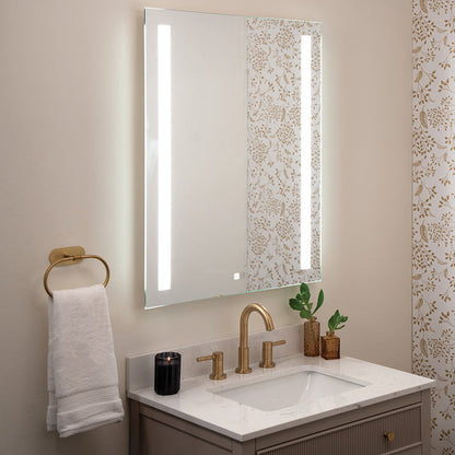 Seura Legato 30" x 42" Wall-Mounted LED Lighted Mirror