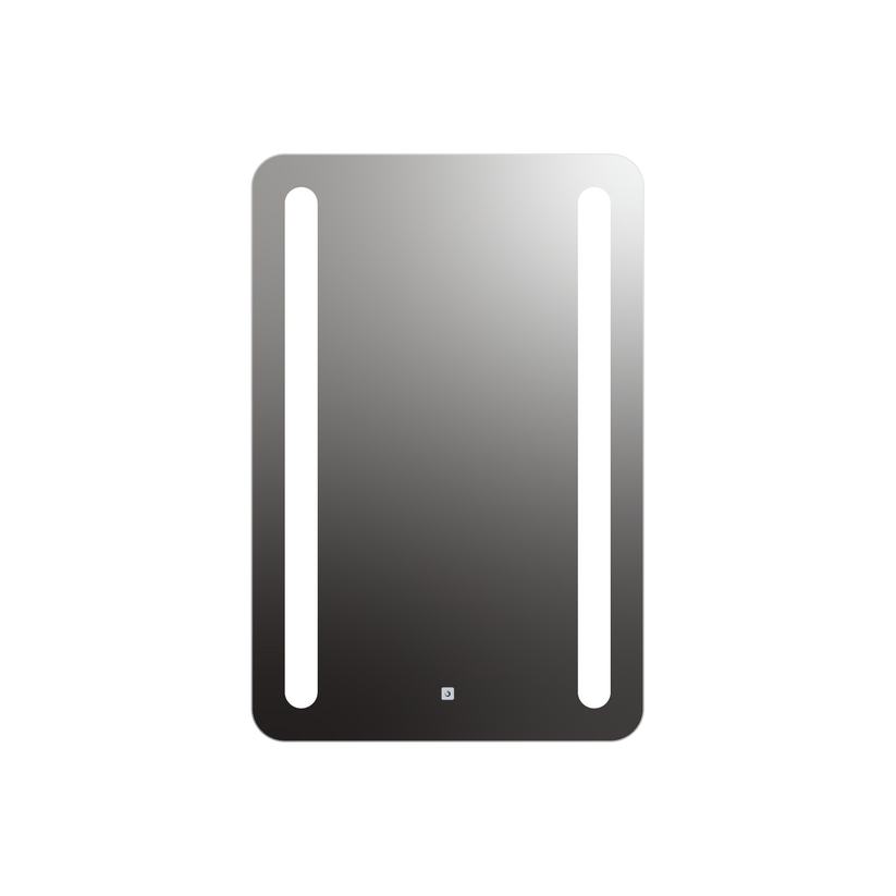 Seura Lumin 24" W x 36" H Touch Control Dimming Rounded Rectangle LED Lighted Mirror