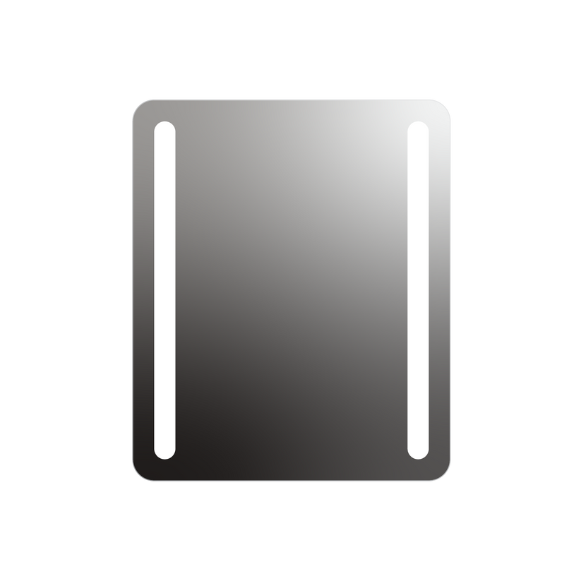 Seura Lumin 30" W x 36" H Wall Switch Dimming Rounded Rectangle LED Lighted Mirror