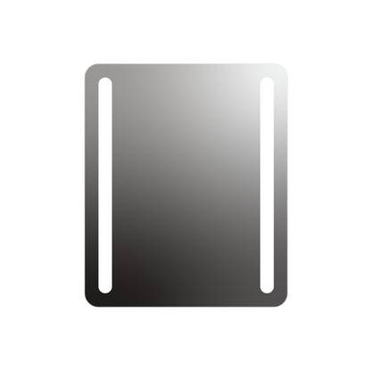 Seura Lumin 30" W x 36" H Wall Switch Dimming Rounded Rectangle LED Lighted Mirror