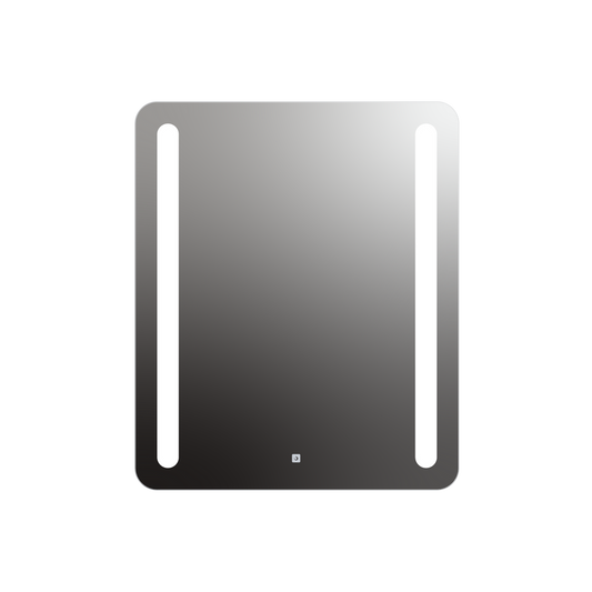 Seura Lumin 30" W x 36" H Touch Control Dimming Rounded Rectangle LED Lighted Mirror