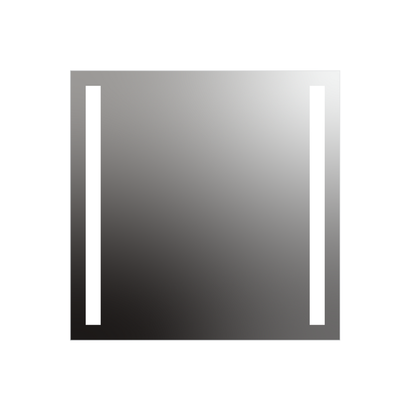 Seura Lumin 36" W x 36" H Wall Switch Dimming LED Lighted Mirror