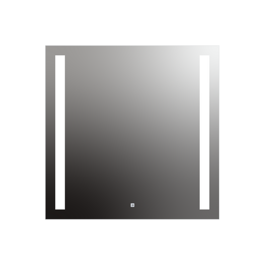 Seura Lumin 36" W x 36" H Touch Control Dimming LED Lighted Mirror