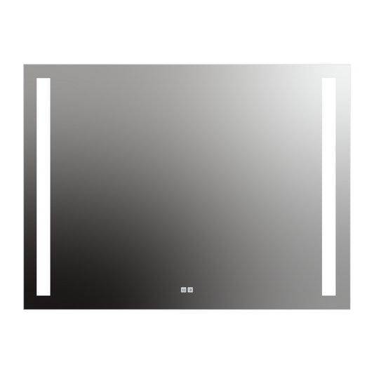 Seura Lumin 48" W x 36" H Touch Control Dimming LED Lighted Mirror