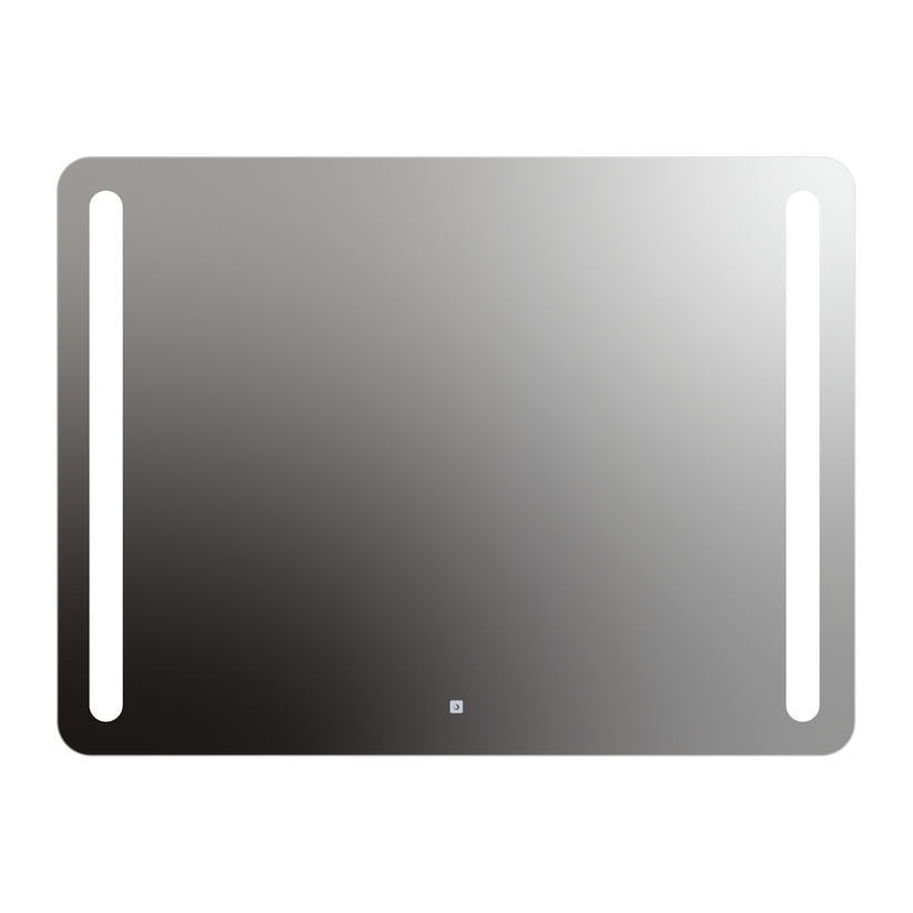 Seura Lumin 48" W x 36" H Touch Control Dimming Rounded Rectangle LED Lighted Mirror