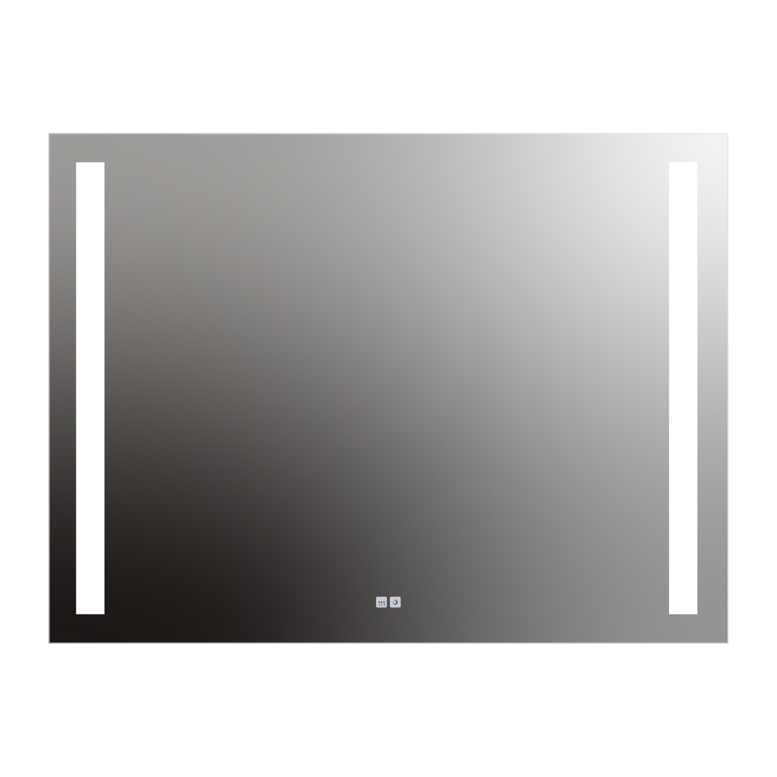 Seura Lumin 48" W x 36" H Touch Control Dimming and Defogger LED Lighted Mirror