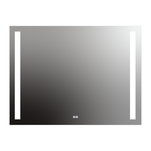 Seura Lumin 48" W x 36" H Touch Control Dimming and Defogger LED Lighted Mirror