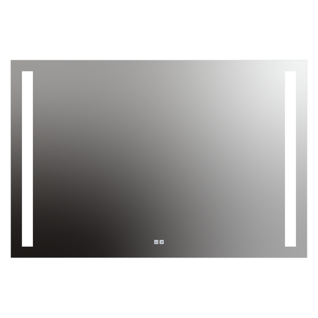 Seura Lumin 54" W x 36" H Touch Control Dimming and Defogger LED Lighted Mirror