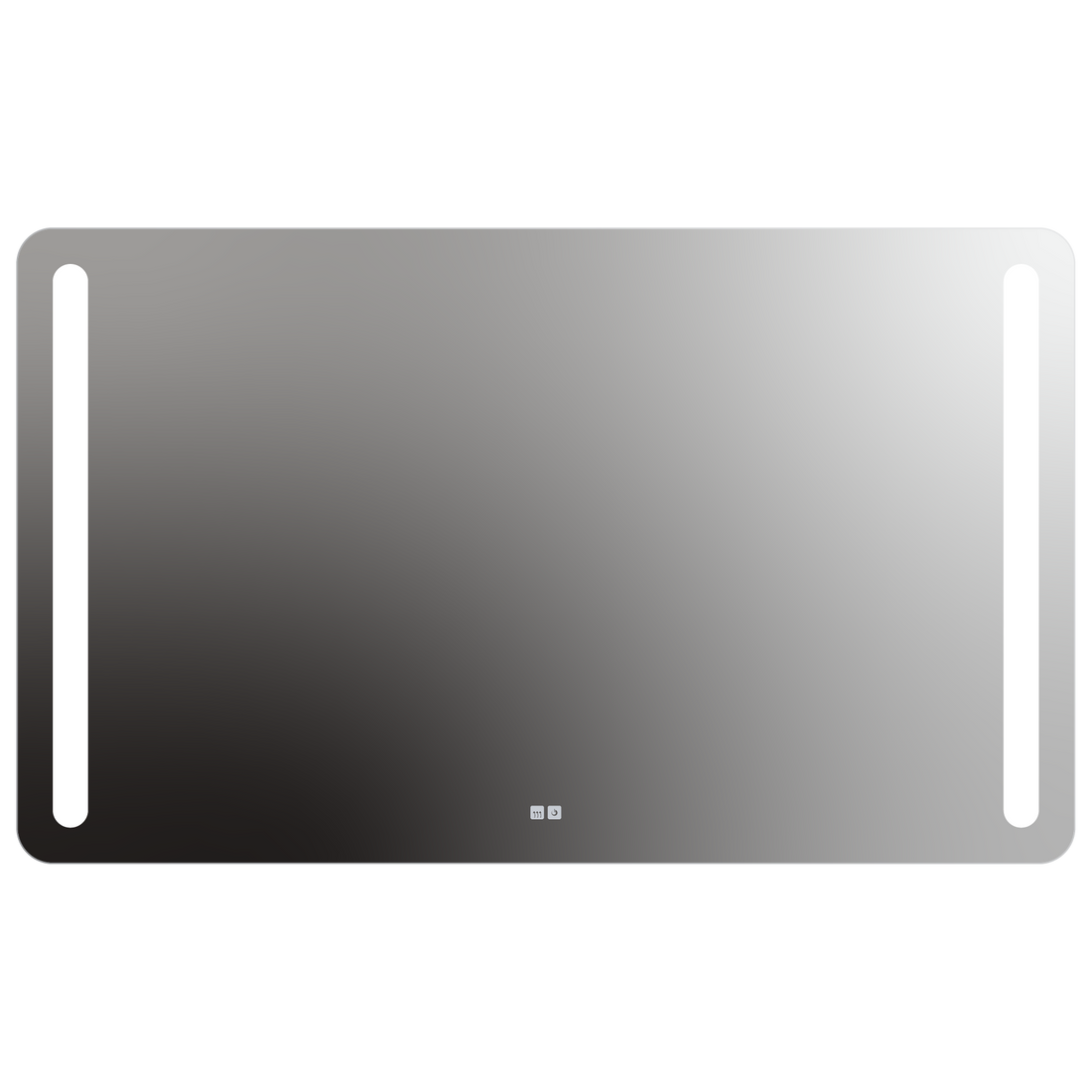 Seura Lumin 60" W x 36" H Touch Control Dimming and Defogger Rounded Rectangle LED Lighted Mirror