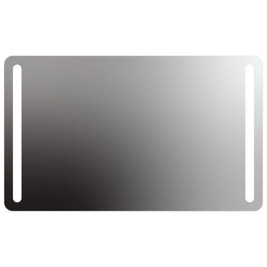Seura Lumin 60" W x 36" H Wall Switch Dimming Rounded Rectangle LED Lighted Mirror