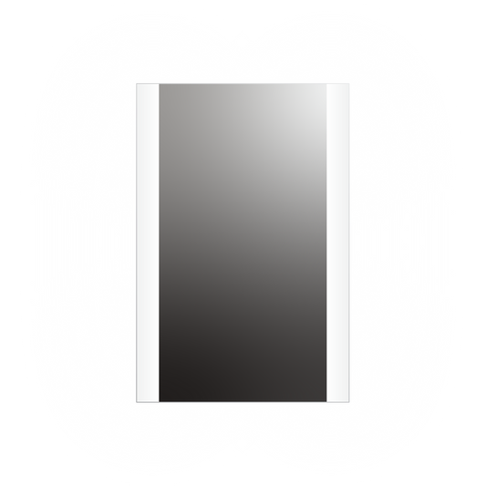 Seura Veda 24" W x 36" H None Dimming LED Lighted Rounded Rectangle Mirror